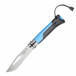 Нож складной туристический Opinel №8 Outdoor Earth синий - фото 13626