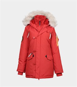 Куртка аляска женская Oxford Simple Red/White Grey OXF-WMN-RED - фото 16306