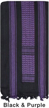 Арафатка Tactical Shemagh Black/Purple - фото 17162