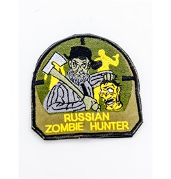 Шеврон на липучке Russian Zombie Hunter - фото 18235