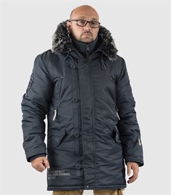 Куртка аляска Apolloget Arctic Steel Blue/Gun Metall - фото 18622