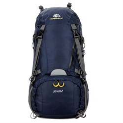 Рюкзак туристический Weikani 50+10л синий 64400 - фото 21194