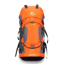Рюкзак туристический Weikani 60л оранжевый - фото 21208
