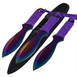 Ножи тренировочные метательные Perfect Point PP-114-3RB - фото 23455