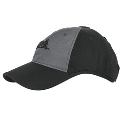 Кепка бейсболка Logo Cap Helikon Black/Shadow Grey - фото 24360