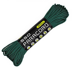 Шнур паракорд 550 CORD nylon 30м emerald snake - фото 24958