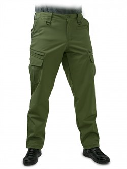 Брюки soft shell Mistral-2 olive green - фото 25085