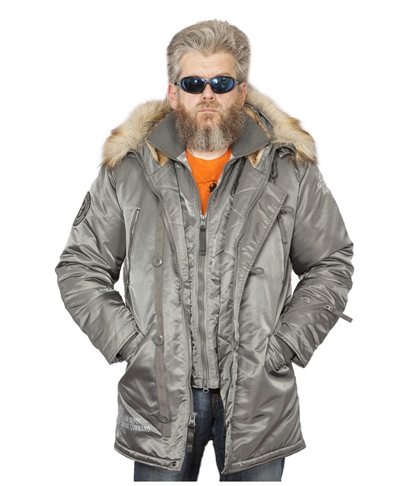 Куртка аляска Apolloget Arctic Fleece Gun Grey - фото 25888