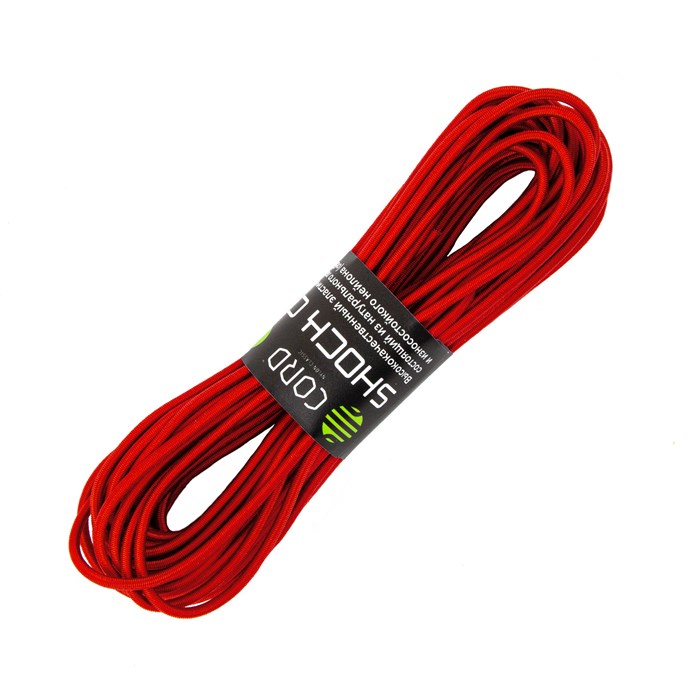 Шнур 3мм Shock cord 10м red 95569 - фото 27353