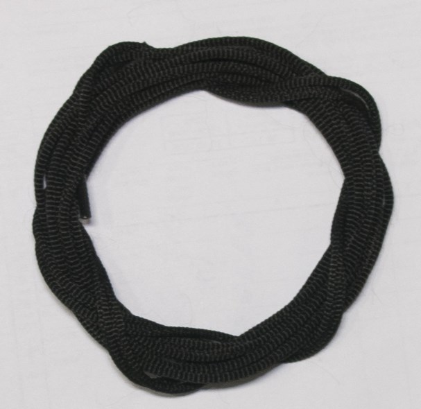 Шнурки усиленные Барс черные 220 см - фото 28021