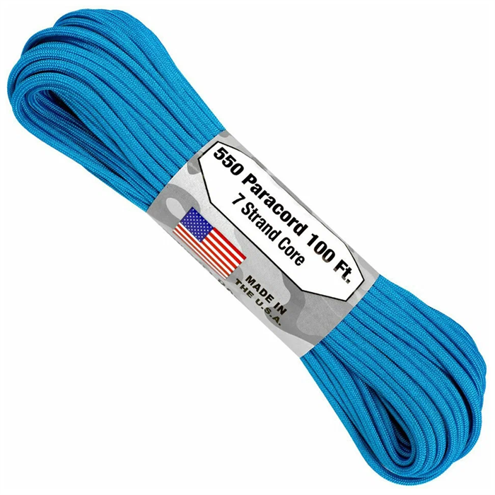 Шнур паракорд 550 Atwood Rope 100ft blue - фото 28279