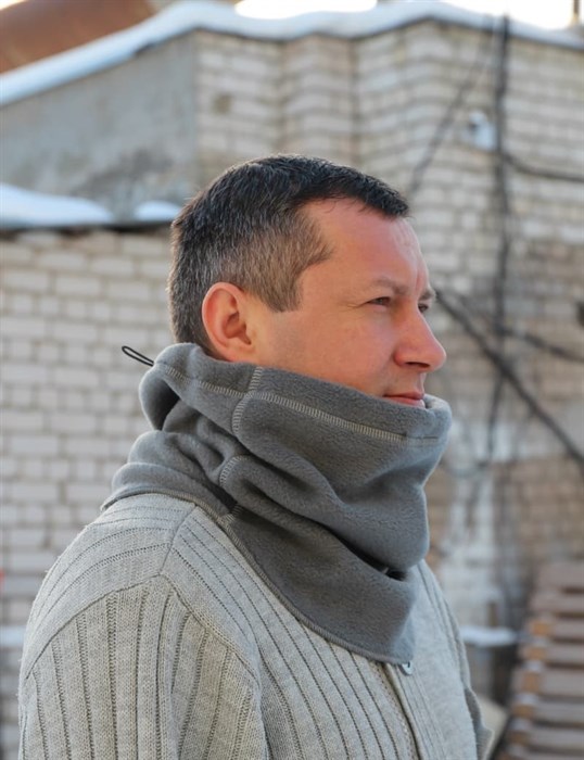 Шарф-труба scarf fleece grey - фото 28634