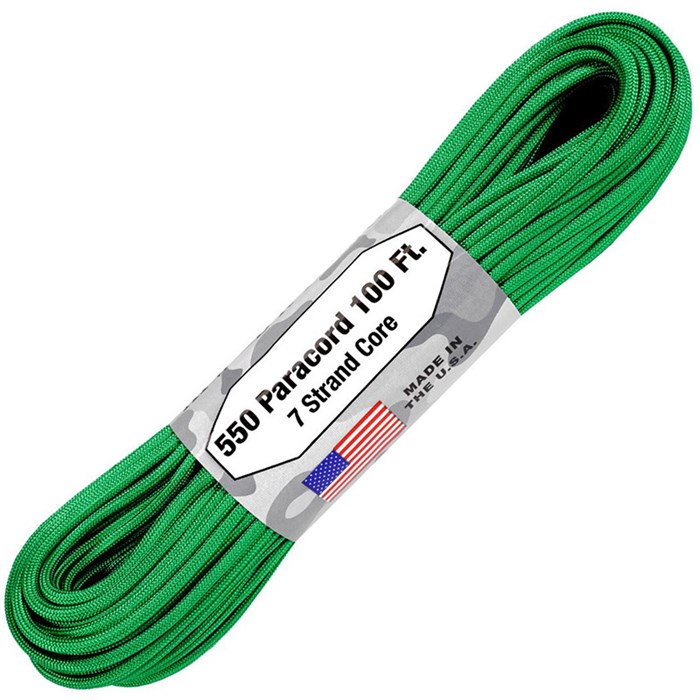 Шнур паракорд 550 Atwood Rope 100ft green - фото 29265