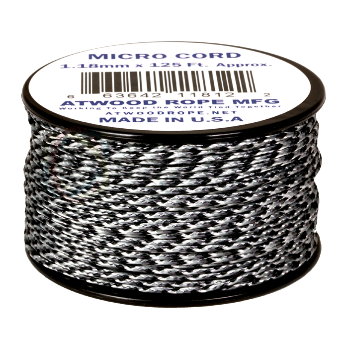 Шнур паракорд Micro Cord Atwood Rope 125ft Urban camo - фото 29291