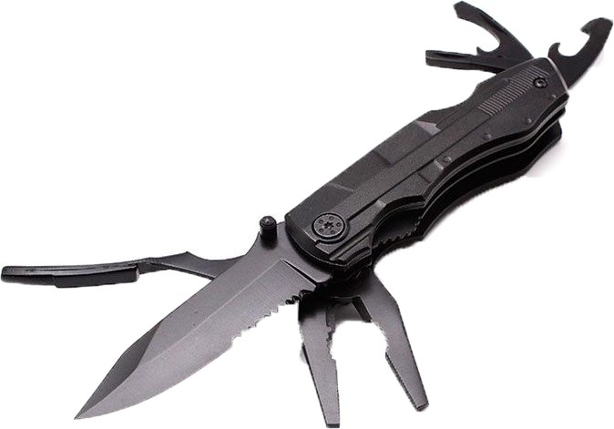 Мультитул Sureone Tools с набором бит черный 209023 - фото 37261