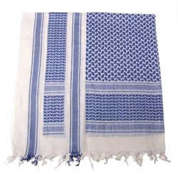 Арафатка Shemagh White Blue - фото 5079