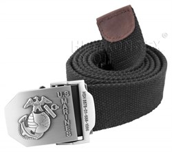 Ремень брючный US Marines Black - фото 6027