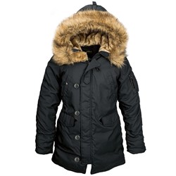 Куртка аляска женская Altitude W Parka Alpha Black - фото 9613