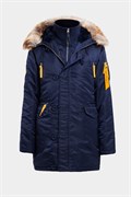 Куртка аляска женская N3B Husky Women's Replica Blue/Yellow