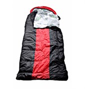 Спальный мешок Аляска Эксперт с подголовником до -10 черно-красный