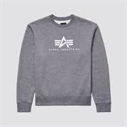 Свитшот Basic Logo Crewneck Sweatshirt Alpha Grey