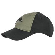 Кепка бейсболка Logo Cap Helikon Black/Olive Green