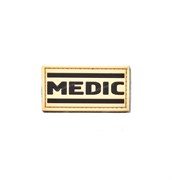 Шеврон ПВХ на липучке Medic на песке