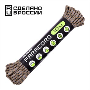 Шнур паракорд 550 Cord nylon 10м multi camo