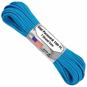 Шнур паракорд 550 Atwood Rope 100ft blue