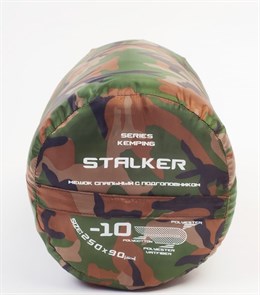 Спальный мешок Stalker Camping до -10 woodland