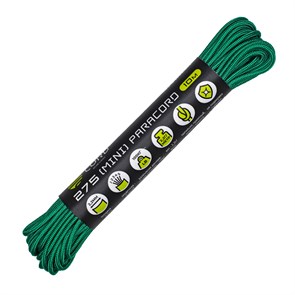 Шнур паракорд мини 275 Cord nylon 10м emerald green