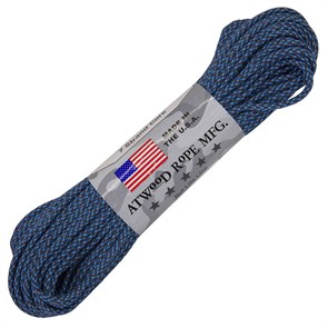 Шнур паракорд 550 Atwood Rope 100ft blue spec