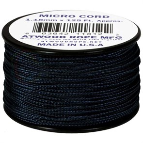 Шнур паракорд Micro Cord Atwood Rope 125ft Black