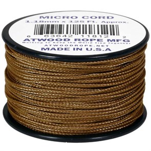 Шнур паракорд Micro Cord Atwood Rope 125ft Coyote