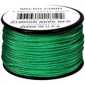 Шнур паракорд Micro Cord Atwood Rope 125ft Green