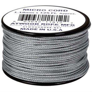 Шнур паракорд Micro Cord Atwood Rope 125ft Grey