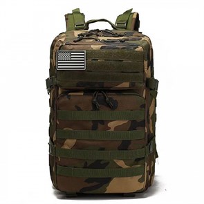 Рюкзак тактический 45л со стропами molle woodland