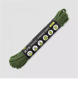 Шнур паракорд мини 275 Cord nylon 10м moss