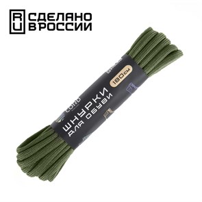 Шнурки Cord олива 180см