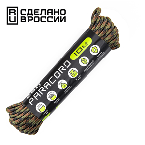 Шнур паракорд 550 CORD nylon 10м woodland