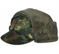 Шапка зимняя Бундес flecktarn б/у