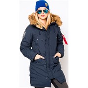 Куртка аляска женская Altitude W Parka Alpha Replica Blue