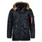 Куртка аляска N-3B Parka Slim Fit Black Alpha - фото 14370