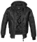 Куртка летная бомбер с капюшоном MA-1 Brandit Black - фото 18450