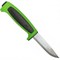 Нож туристический Mora Basic 546 нержавеющая сталь зеленый - фото 20683