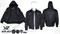 Куртка MA-1 Hooded Airborne Black XMJ-87012B