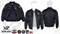 Куртка бомбер MA-1 With Patches Black XMJ-8614B