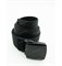 Ремень брючный с пластиковой пряжкой черный rep-512black