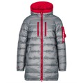 Куртка пуховая двусторонняя N-3B Down Parka Commander Red/New Silver MJN48502CR/NS