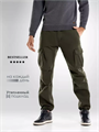 Брюки джоггеры утепленные Cargo Regular Fit Joggers 551 polar олива - фото 25720